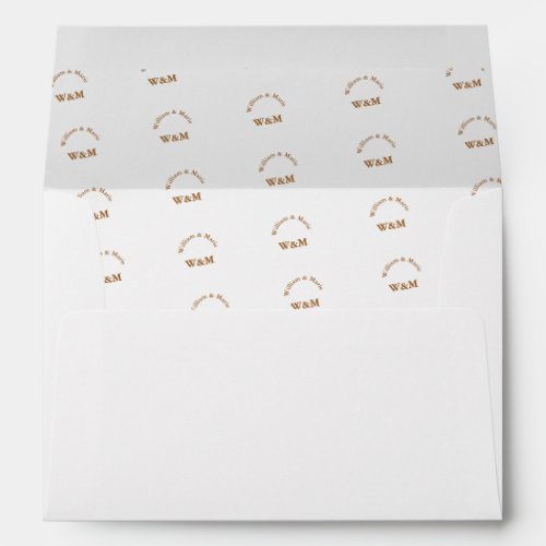 couples pattern of names _ mr mrs monogram envelope