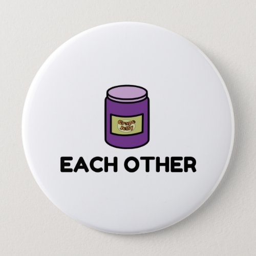 Couples Peanut Butter and Jelly Match Button