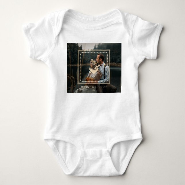 Couples personalized custom love baby clothes bodysuit (Front)