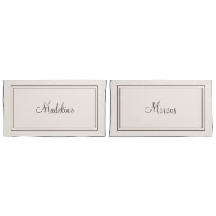 Couples personalized pillowcases