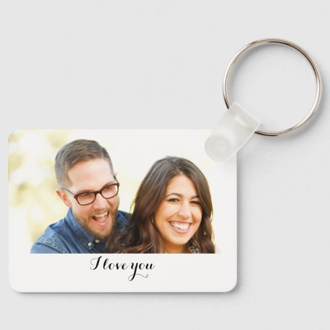 Couple's Photo  Keychain (Front)