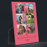 Couples Photo Love Name Initials Personalized  Plaque<br><div class="desc">Couples Photo Love Name Initials Personalized</div>