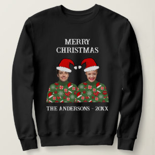 Couples Photo Merry Christmas Ugly Sweater