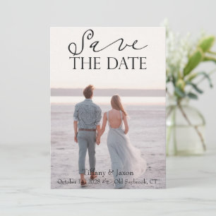 Couple's Picture Text Save The Date