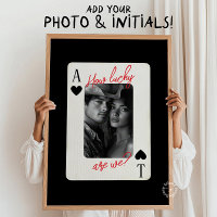 Couples Poker Playing Card How Lucky Are We