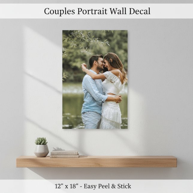 "Couples Portrait" Wall Decal (Couples Portrait Wall Decal)