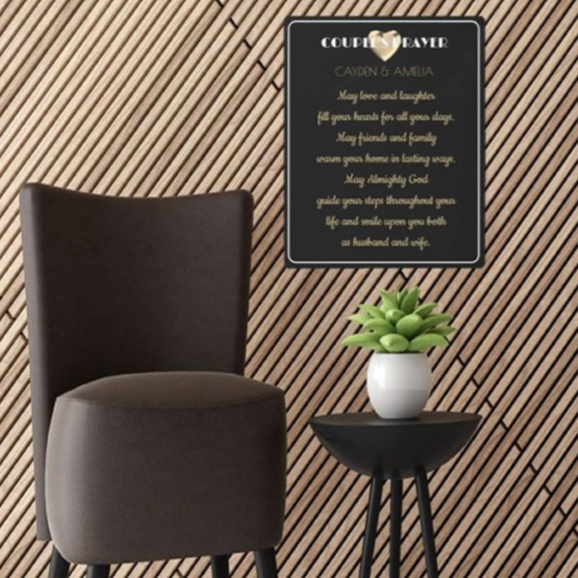 Couple's Prayer wedding gift  Metal Print (Creator Uploaded)