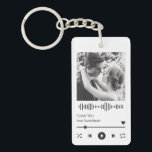 Couples Romantic Wedding Anniversary Music Player Keychain<br><div class="desc">Easily make this trendy personalized music player keychain unique with your custom photo and text. Makes a perfect gift for anniversaries or special occasions.</div>