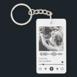 Couples Romantic Wedding Anniversary Music Player Keychain<br><div class="desc">Easily make this trendy personalized music player keychain unique with your custom photo and text. Makes a perfect gift for anniversaries or special occasions.</div>