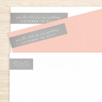 Couples Save the Date Custom Color