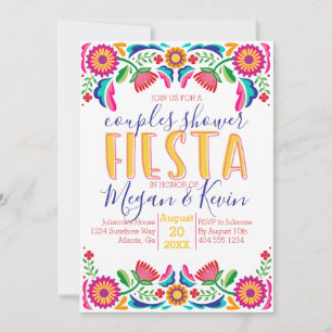 Couples Shower Fiesta Invite,  Invitation