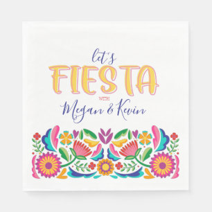 Couples Shower Fiesta  Napkins