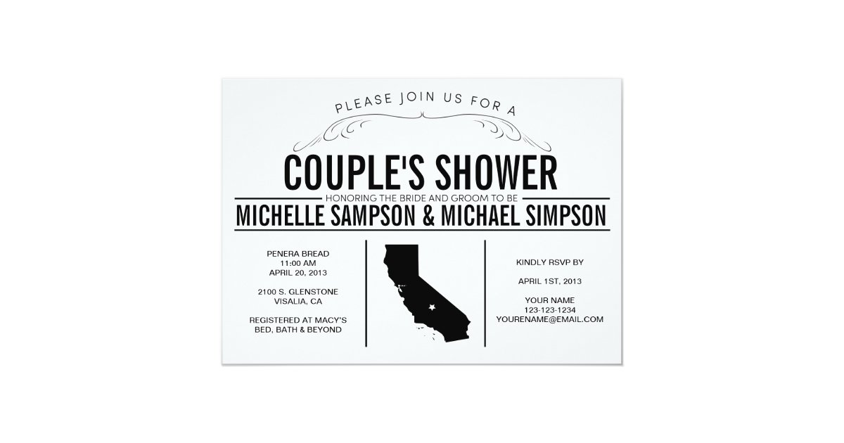 Couples Shower Invitation 