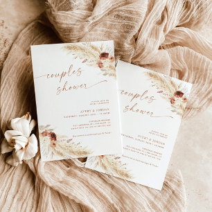 Couples Shower Invite Engagement Party Invite