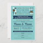 Couples Shower Invite (gifts For Around The House) at Zazzle