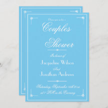 Couples Shower Spring Summer Name Date RSVP
