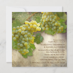 Couples Shower Vineyard Fall Autumn Wedding Invite