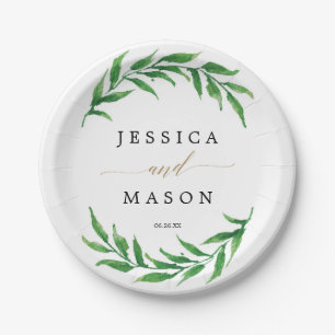 Couples Shower - Wedding - Paper Plate