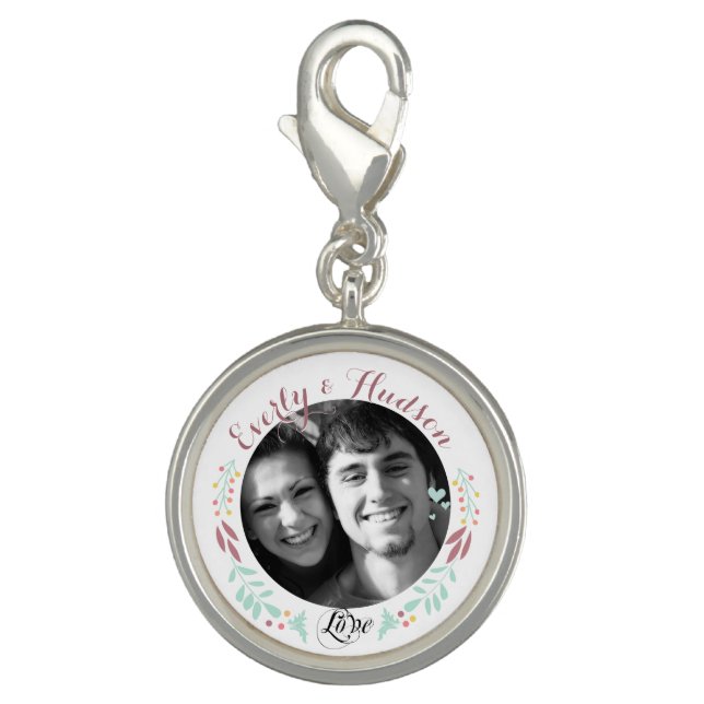 Couple's Sweetheart Photo Charm (Front)