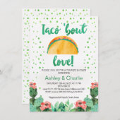 Couples Taco ''bout Love Shower Invitation (Front/Back)