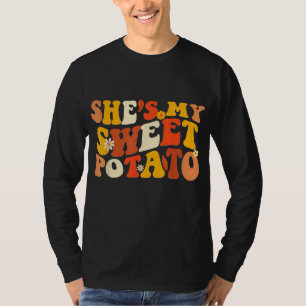 Couples Thanksgiving She's My Sweet Potato I Yam G T-Shirt
