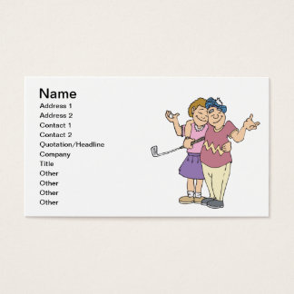 Couples That Golf Together Stay Together Business Card