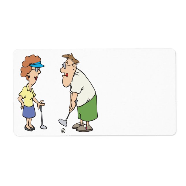 Couples That Golf Together Stay Together Label (Front)