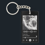 Couples Wedding Anniversary Music Player Keychain<br><div class="desc">Easily make this trendy personalized music player keychain unique with your custom photo and text. Makes a perfect gift for anniversaries or special occasions.</div>