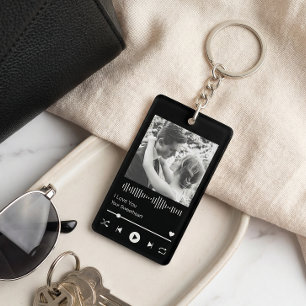 Couples Wedding Anniversary Music Player Keychain