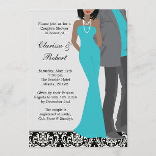 Couples Wedding Shower Invitation