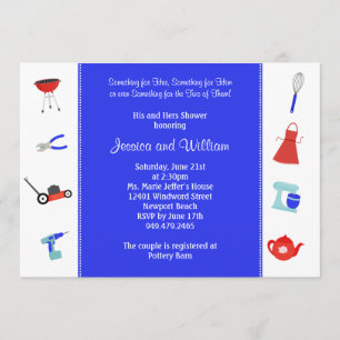 Couples Wedding Shower Invitation