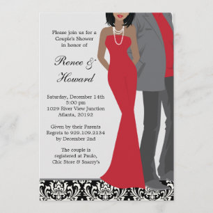Couples Wedding Shower Invitation