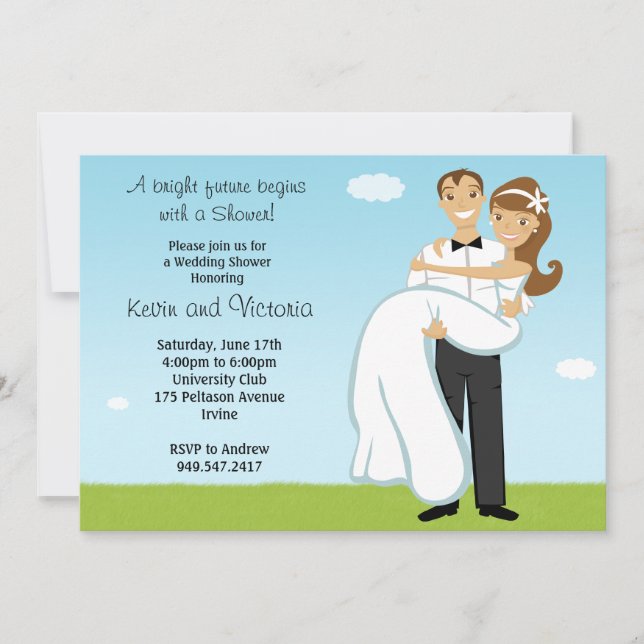 Couples Wedding Shower Invitation (Front)