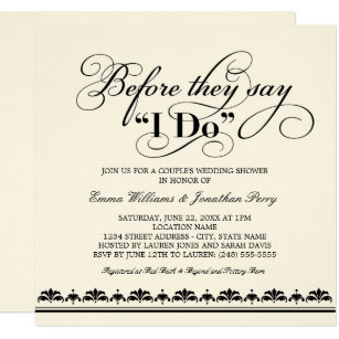 couples shower wedding invitations zazzle couples wedding shower invitations
