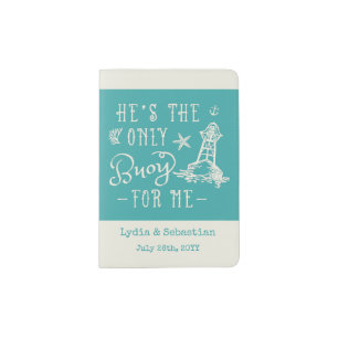 Couples Wife Husband Cute Matching Cruise Vacation Passport Holder