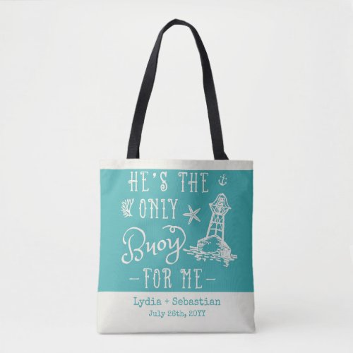 Couples Wife Husband Cute Matching Cruise Vacation Tote Bag