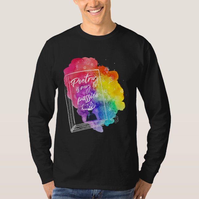 Couplet Rhymes Lyrics Elegy Passionate Poetic Quot T-Shirt (Front)