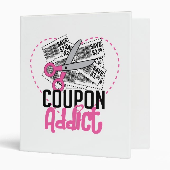 Coupon Addict 3 Ring Binder (Front/Inside)