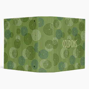 Coupon Clippings in Retro Binder