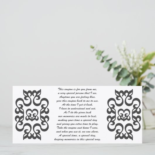 Coupon for you to Give (Standing Front)