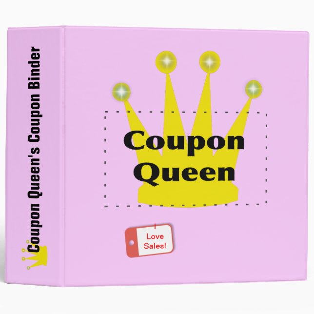 Coupon Queen Avery Binder (Front/Spine)