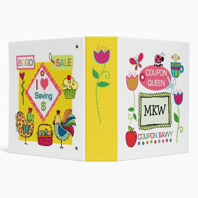 Coupon Queen - SRF 3 Ring Binder (Background)