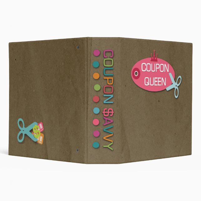 Coupon savvy queen fun 2 inch avery binder (Background)