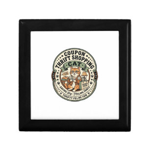 Coupon Thrift Shopping Cat Coupon Thrift Shopping Gift Box