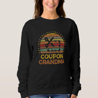 Couponing Grandma Coupon Clipper Money Saver Grand Sweatshirt