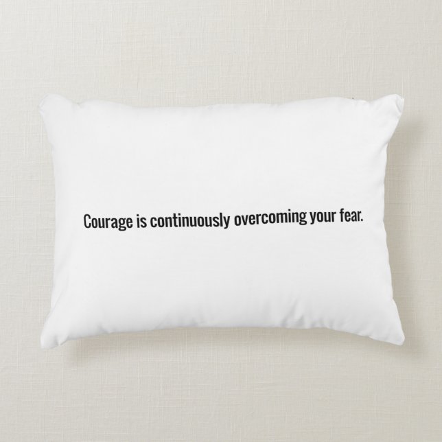 Courage Accent Pillow (Front)