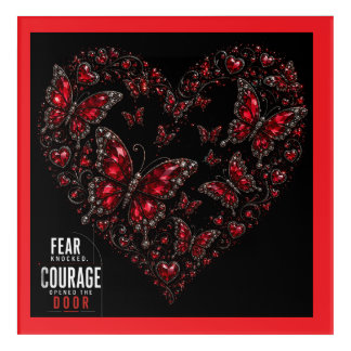 Courage Acrylic Wall Art