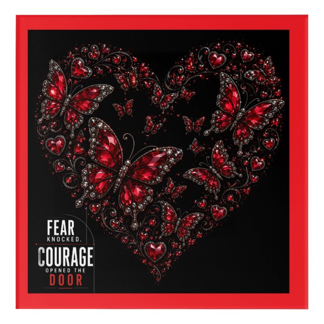 Courage Acrylic Wall Art (Front)