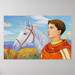 Courage and Compassion: Saint Martin of Tours Poster