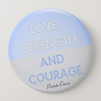 Courage Badge Prostate Cancer (Pale Blue) Pinback Button
